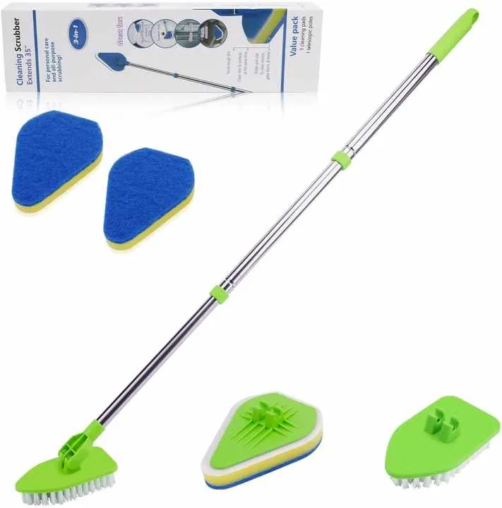 تلسكوبي متعدد الاستخدامات الشنيل منفضة تنظيف الإسفنج Multi-purpose Telescopic Chenille Duster Cleaning Sponge