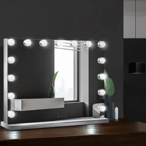 15 LED Touch Control Makeup Mirror 58x46cm - Embellir