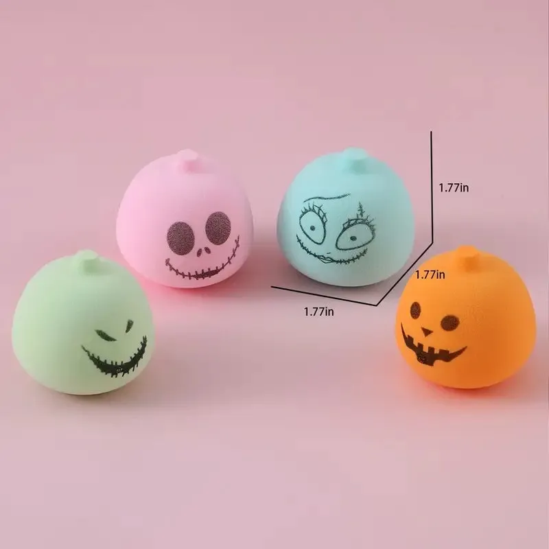 4 Pcs Halloween Makeup Sponge Set
