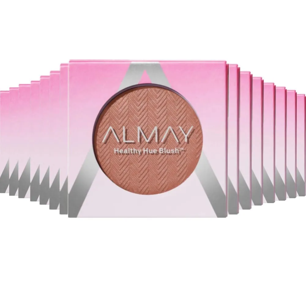 Almay, Face Makeup, High Pigment Powder, Healthy Hue, Hypoallergenic, 100 Nearly Nude, 0.32 Oz  - Wholesale - 24 Pack