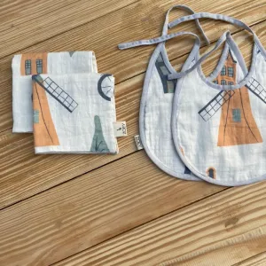 Amsterdam Bibs & Napkins Combo