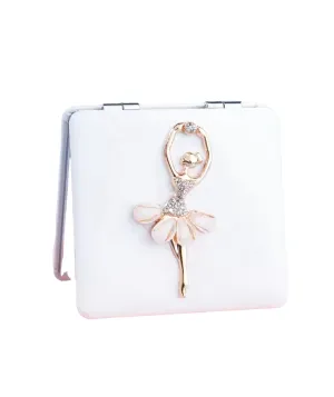 Andrea’s Deals Ballerina Makeup Magnifying Mirror 2 Sides Foldable