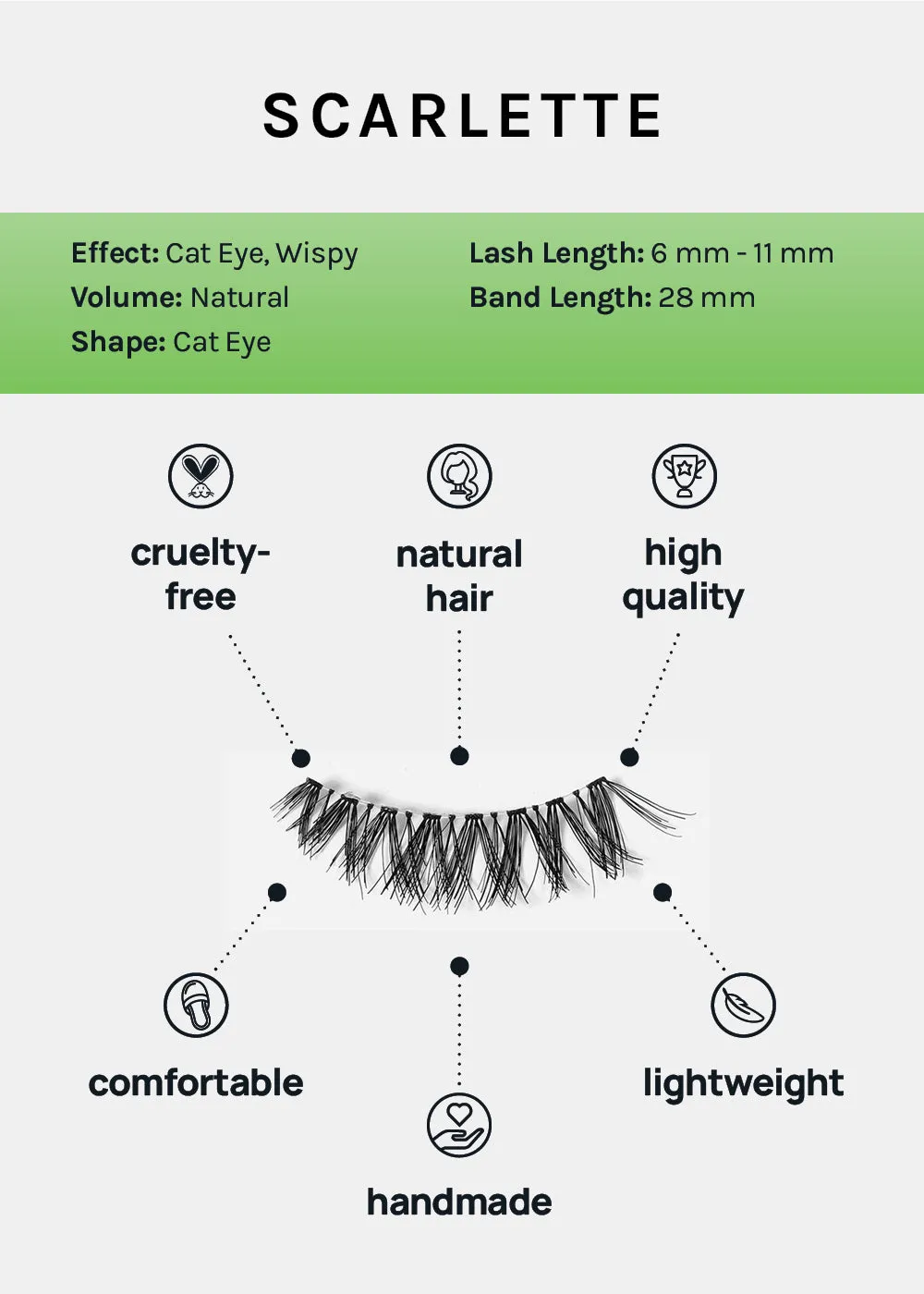 AOA Studio Eyelashes - Scarlette 6-Pack