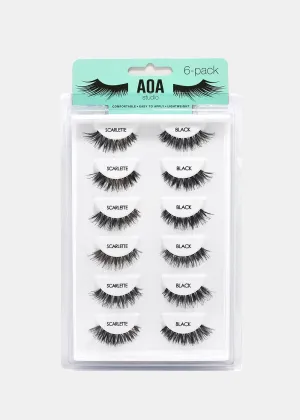 AOA Studio Eyelashes - Scarlette 6-Pack