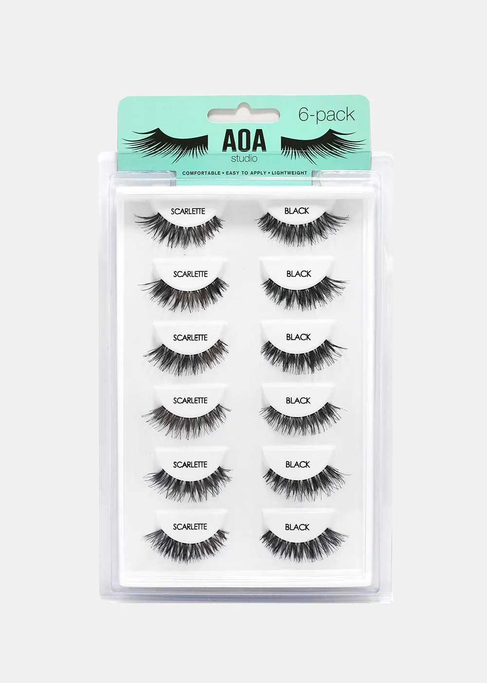 AOA Studio Eyelashes - Scarlette 6-Pack