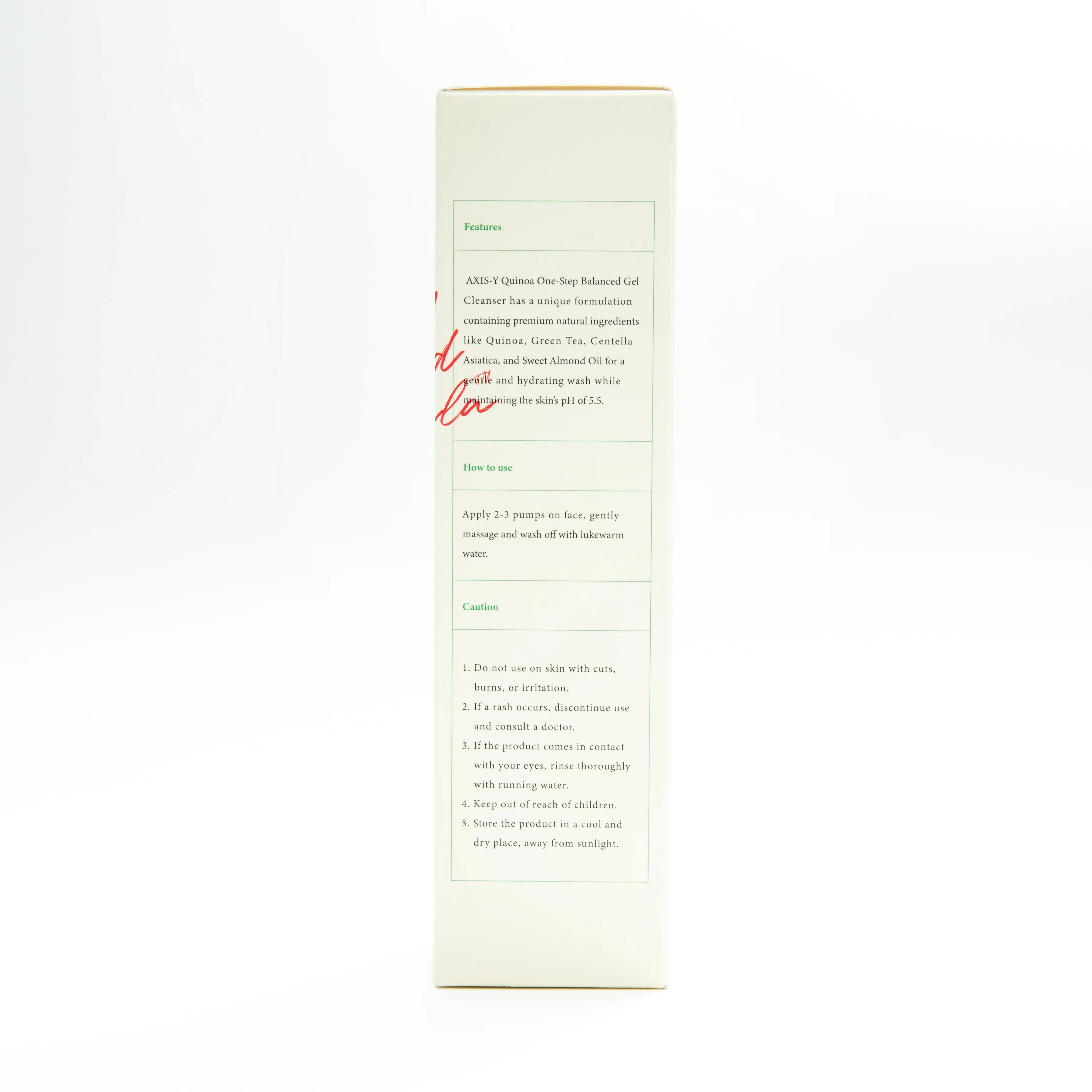 Axis-Y Quinoa One-Step Balanced Gel Cleanser 180ml