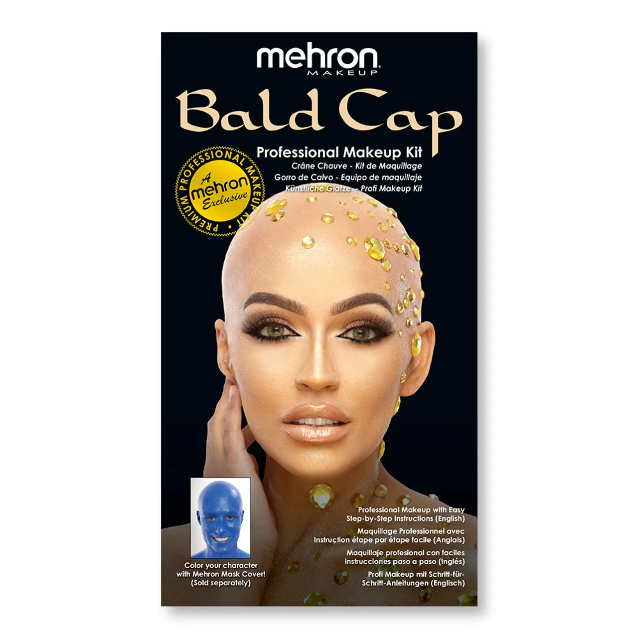 Bald Cap Mehron Character Makeup Kit - Bald Cap