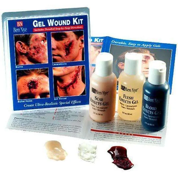 Ben Nye Gel Wound Injury Simulation Complete Kit