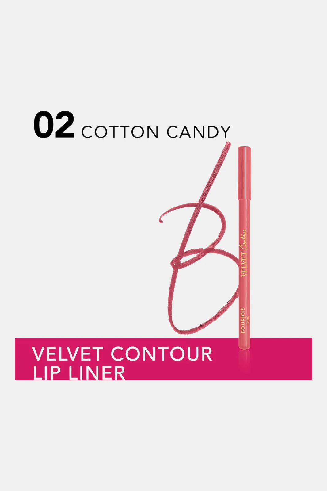 Bourjois Contour Edition Lip Liner 02- Cotton Candy