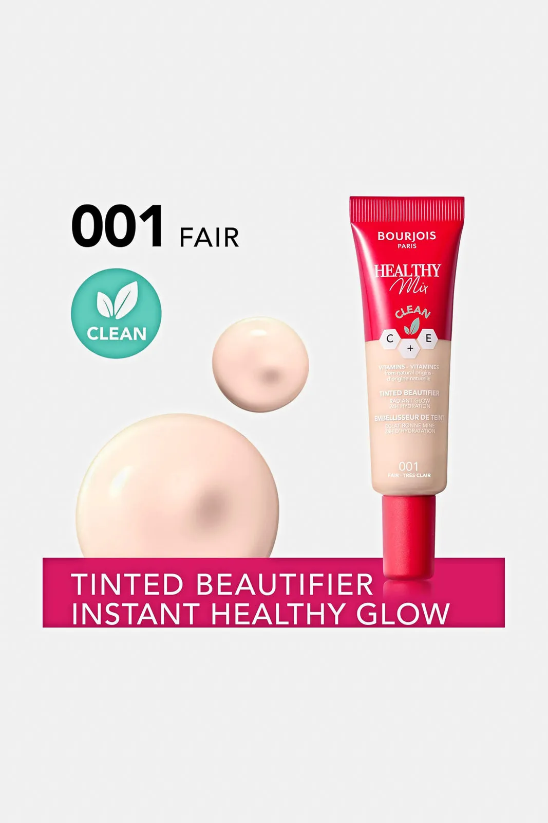 Bourjois Healthy Mix Clean Beautifier Colour 001- Fair