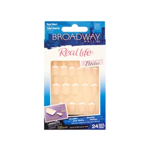 Broadway Nails Real Life Petites Real Short Length BSFP02 (Pink)