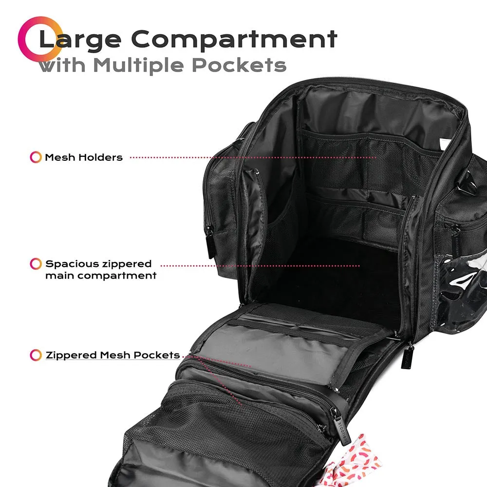 Byootique Large Cosmetic Travel Bag with Shoulder Strap