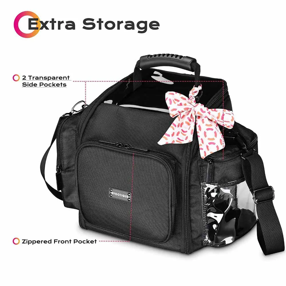 Byootique Large Cosmetic Travel Bag with Shoulder Strap