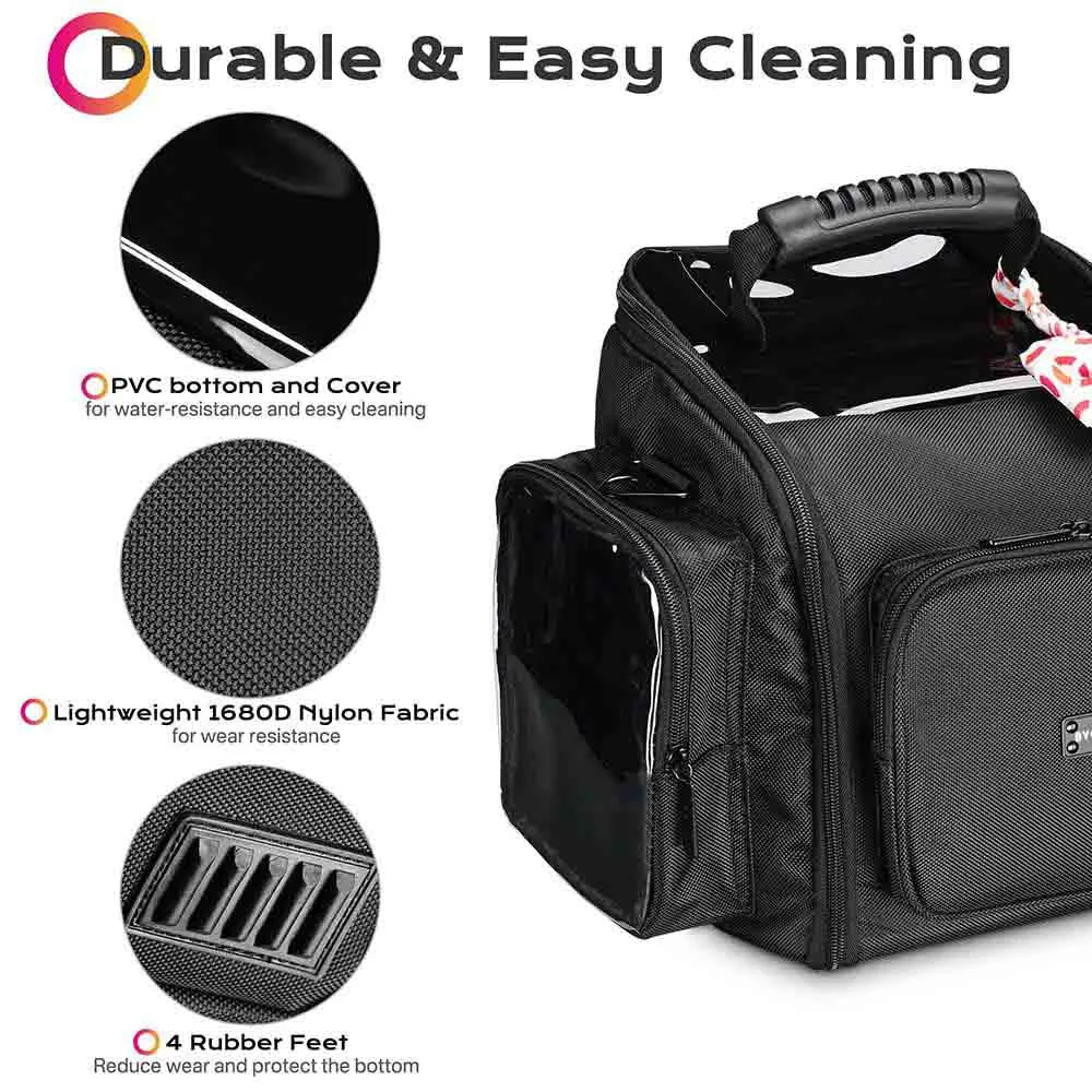 Byootique Large Cosmetic Travel Bag with Shoulder Strap