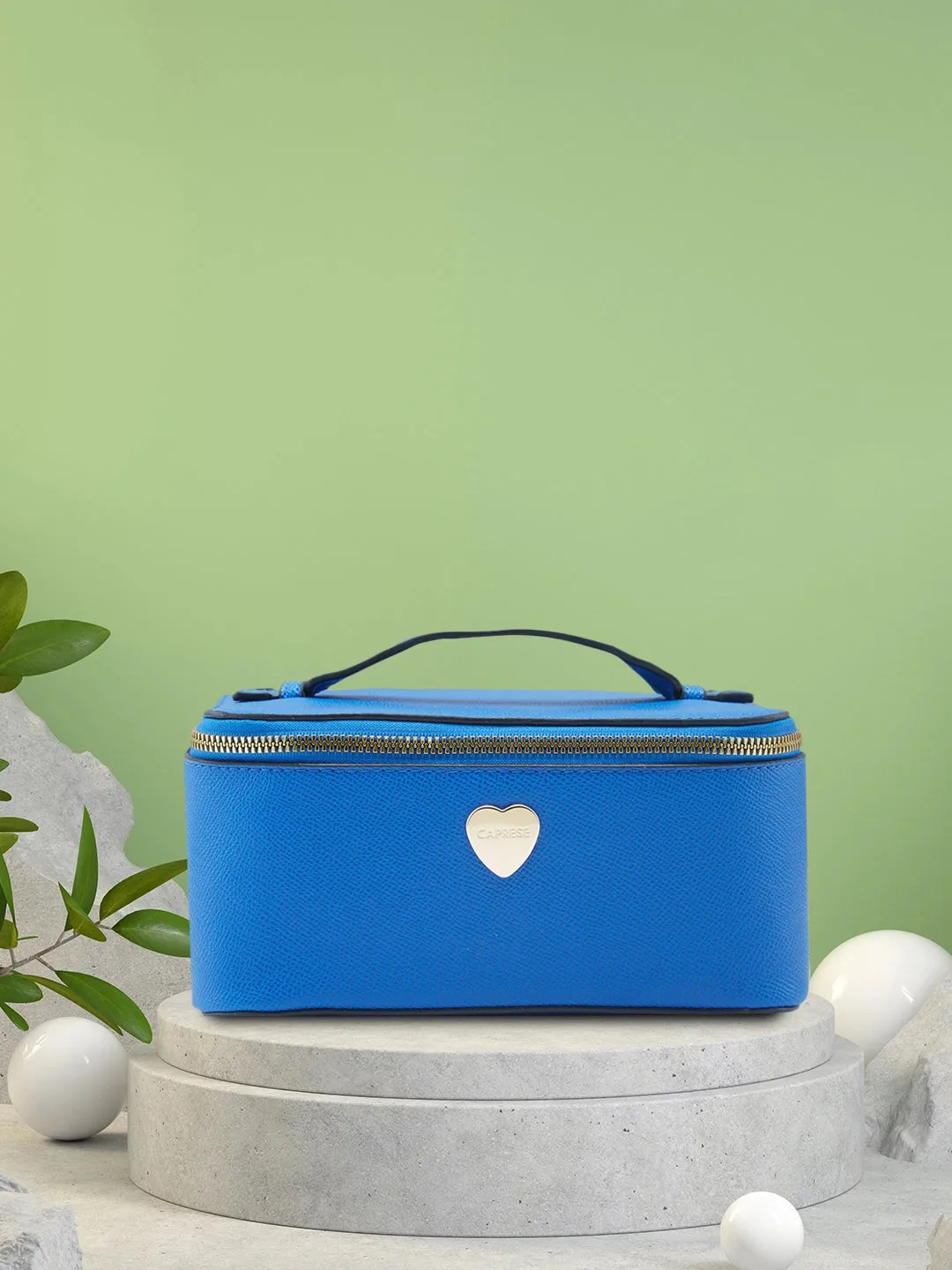 Caprese Keats Vanity Medium Royal Blue Handheld Bag