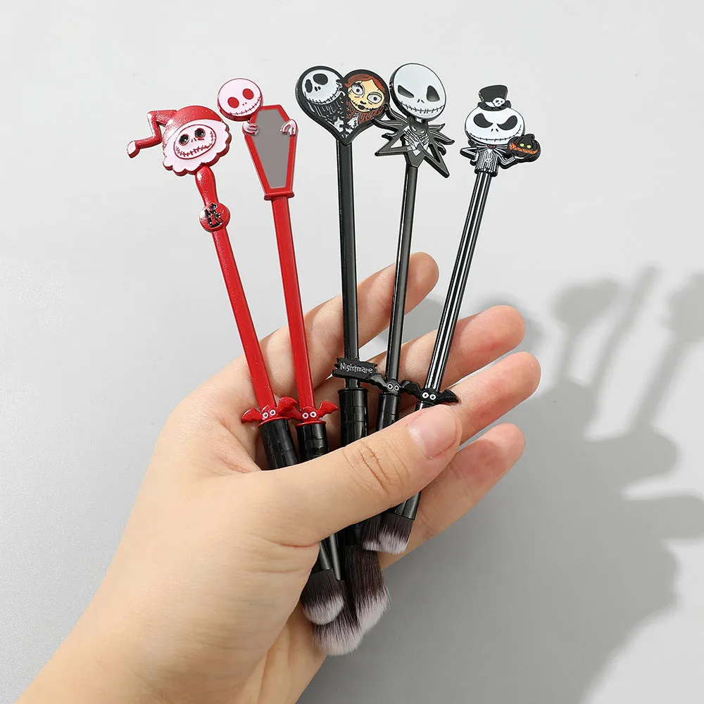 Christmas Horror Night Jack Skull Makeup Brush Tool Set