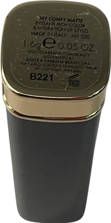 Dolce & Gabbana My Comfy Matte Lipstick B221 1.6