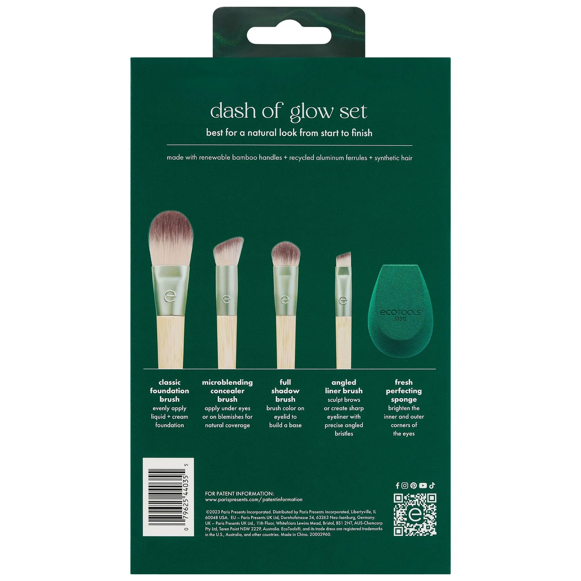 Eco Tools Dash of Glow Sponge   Brush Set