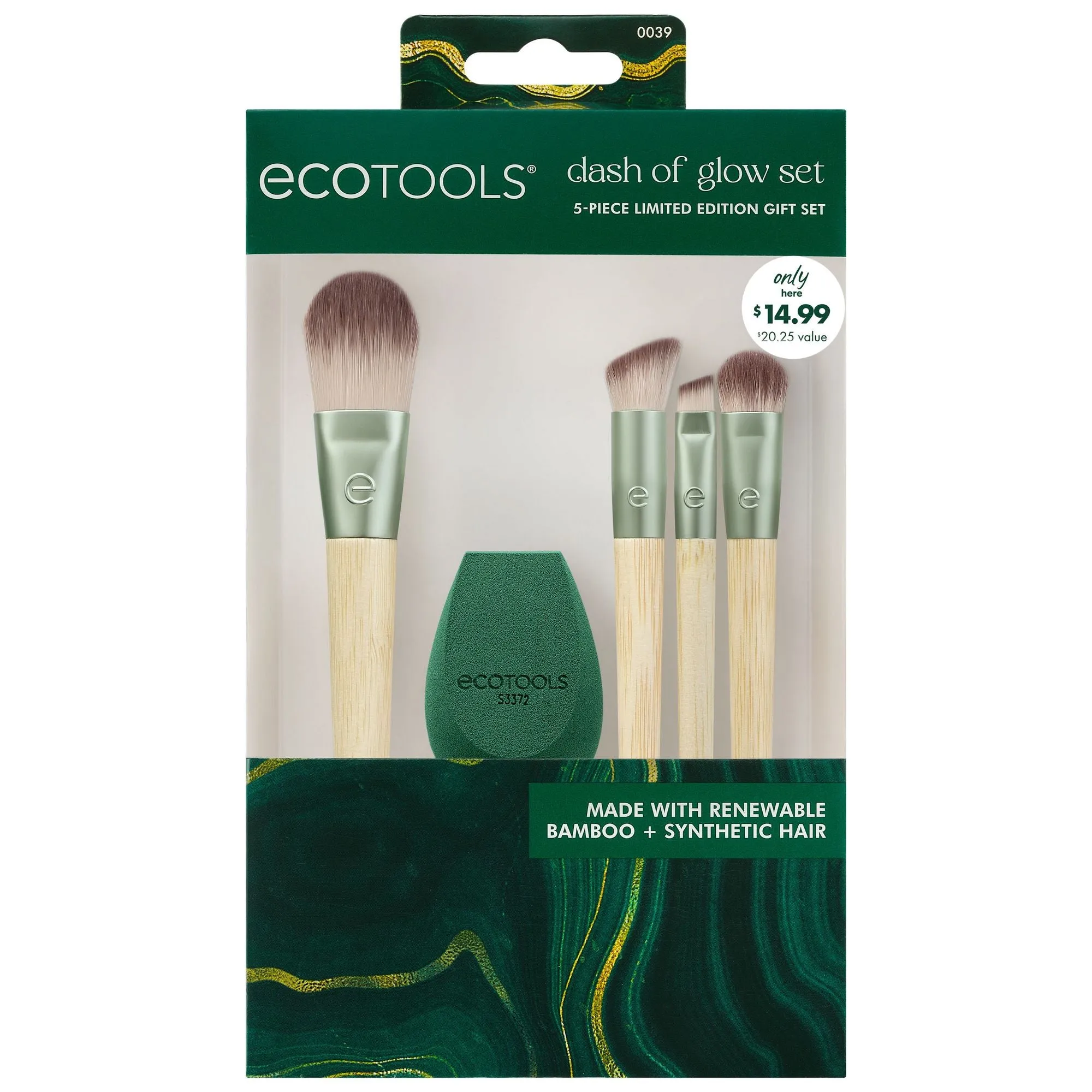Eco Tools Dash of Glow Sponge   Brush Set
