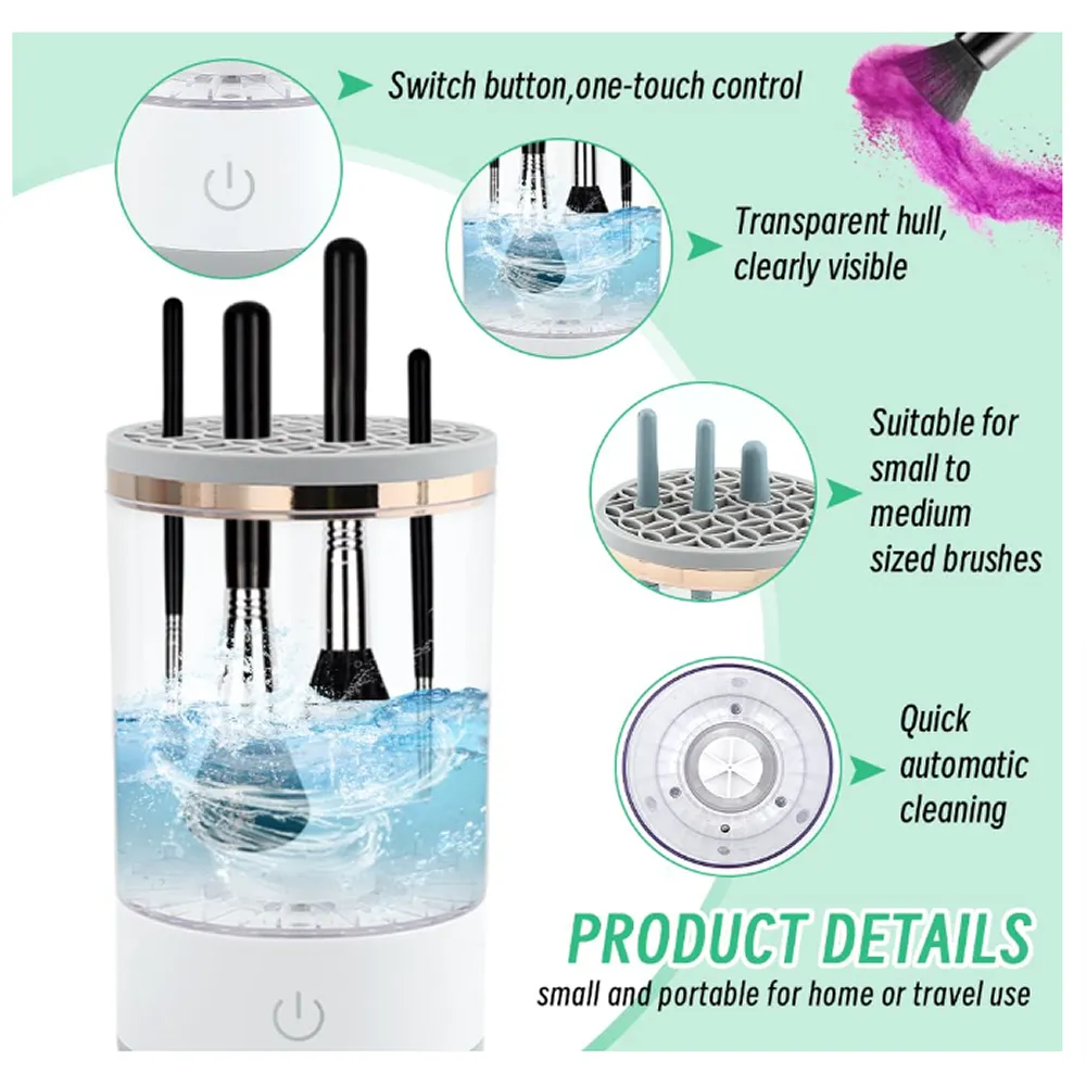 Electrical Automatic Cosmetic Brush Cleaner