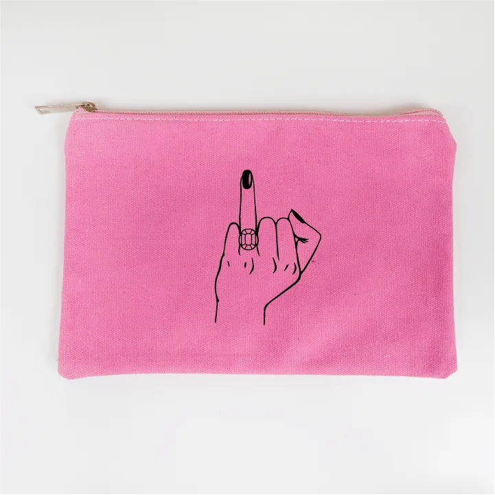 Engagement Ring Makeup Bag
