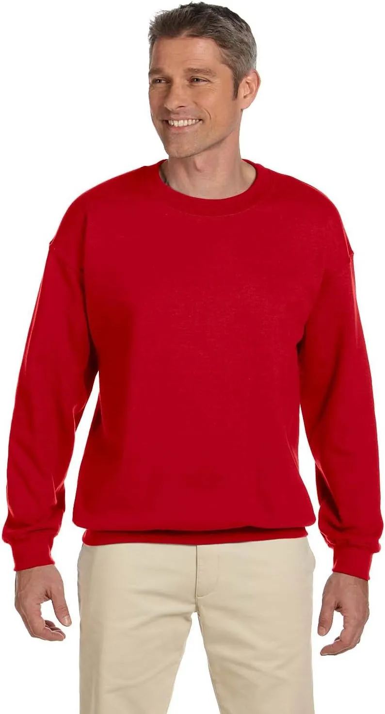Gildan Men's Heavyweight Waistband Sweatshirt, Cherry Red, 5XL