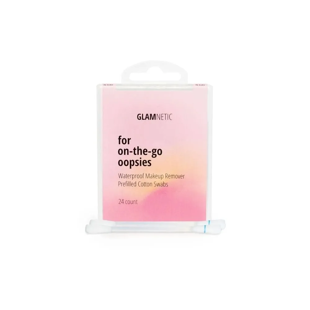 Glamnetic On The Go Oopsies Removal Swabs 24pk
