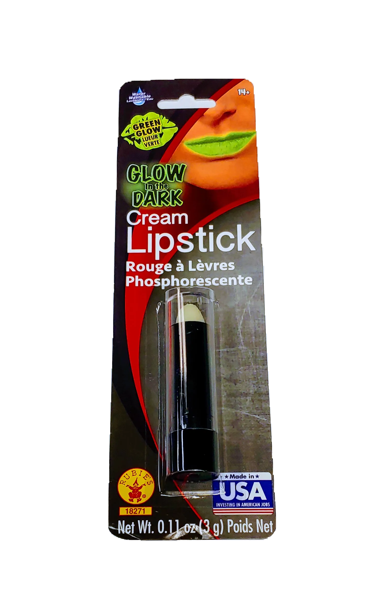 Glow In The Dark Cream Lipstick | 1ct