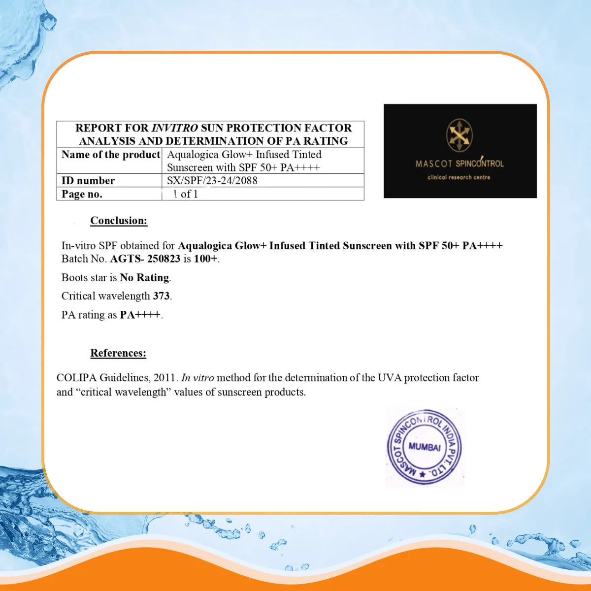 Glow  Infused Tinted Sunscreen - 50 g (Pack of 2)