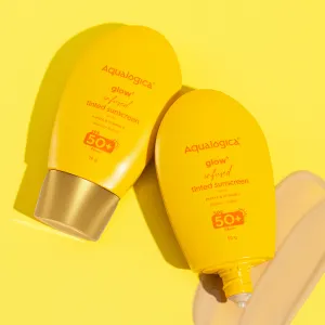 Glow  Infused Tinted Sunscreen - 50 g (Pack of 2)