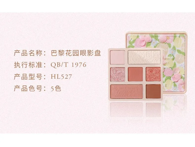 HOLD LIVE Paris Garden Eyeshadow Palette HL527