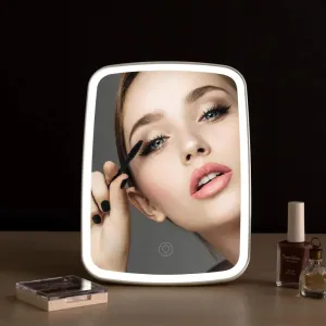 Intelligent portable makeup mirror