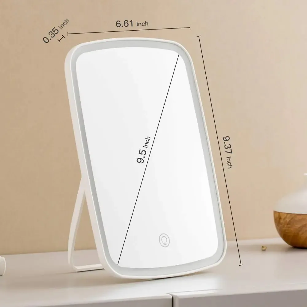 Intelligent portable makeup mirror