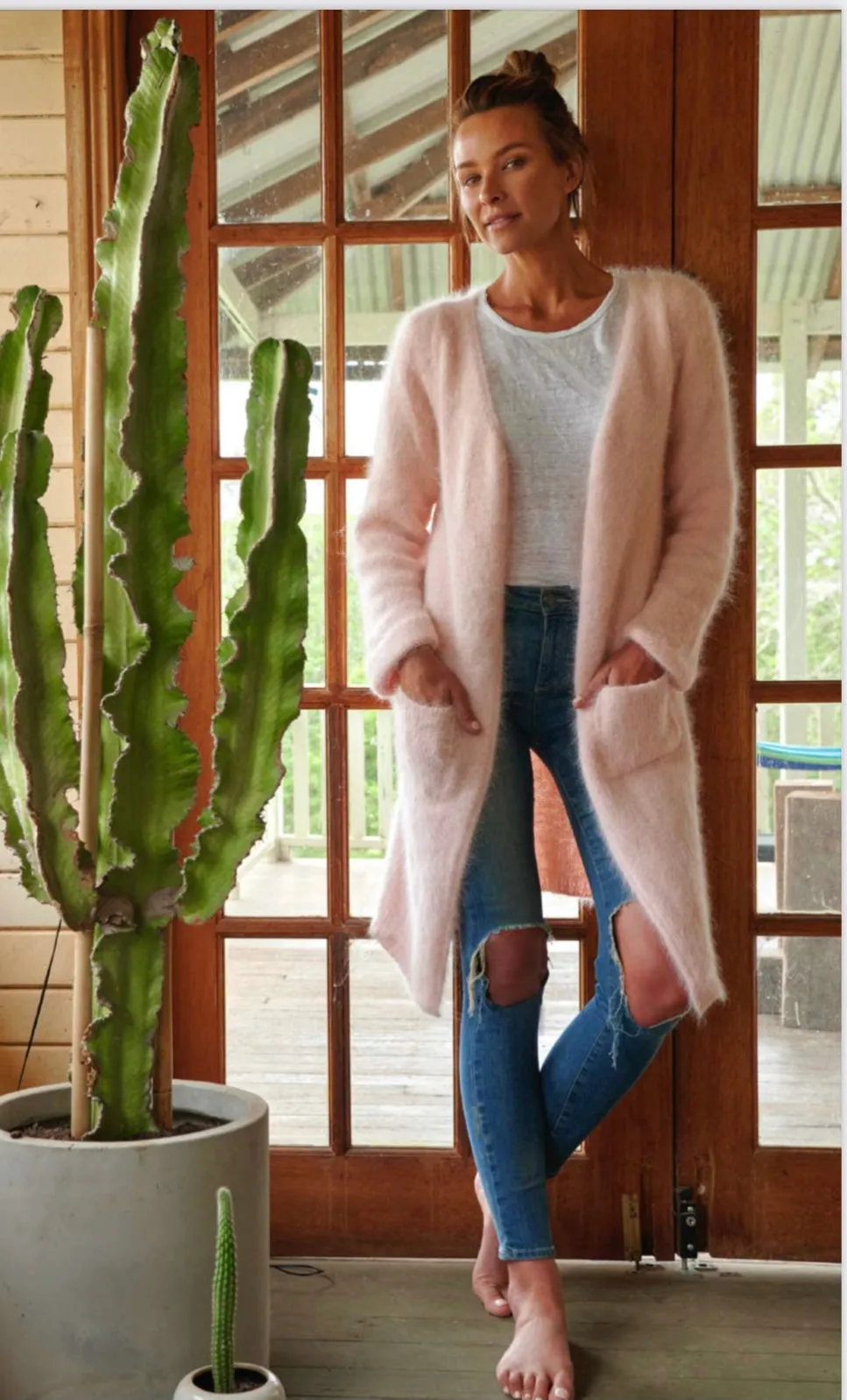 Jacket Angora Blush