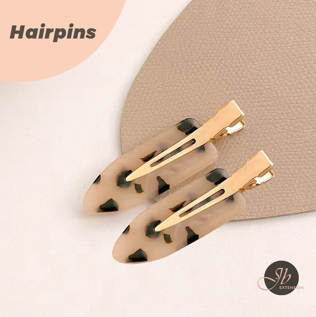 JBextension No-bend Hair Clips No-crease Hair Clips Styling Duck Bill Clips No-dent Alligator Hair Barrettes for Salon Hairstyle Hairdressing Bangs Waves Women Girl Makeup Application 2 Pcs