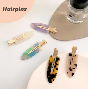 JBextension No-bend Hair Clips No-crease Hair Clips Styling Duck Bill Clips No-dent Alligator Hair Barrettes for Salon Hairstyle Hairdressing Bangs Waves Women Girl Makeup Application 2 Pcs