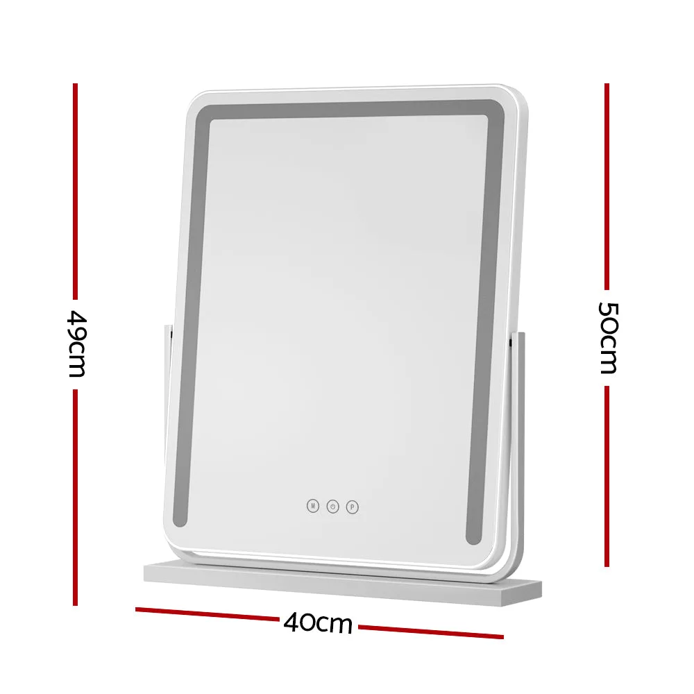 LED Hollywood Vanity Mirror 40x50cm Touch 180° Rotation Embellir