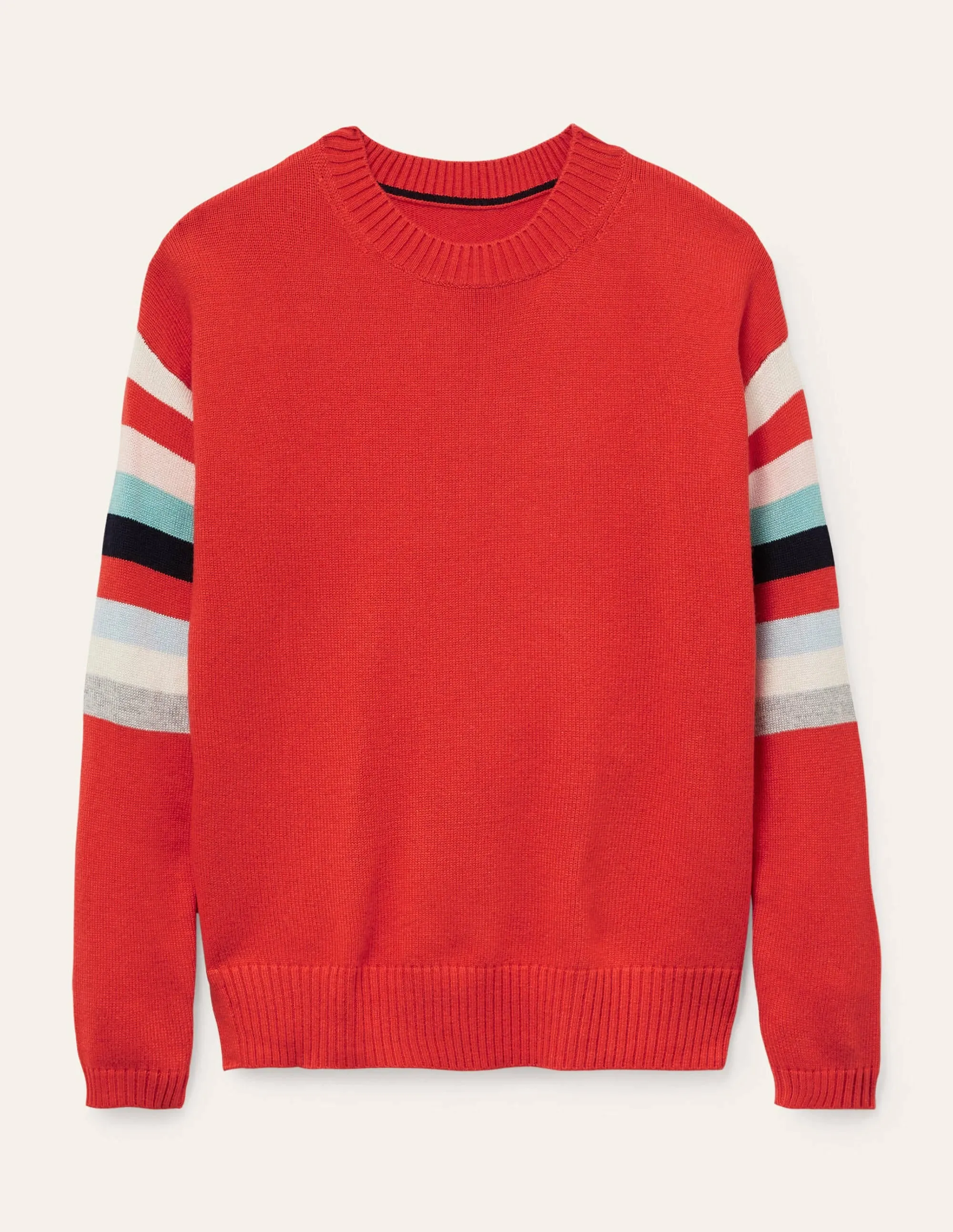 Lennox Relaxed Jumper-Cherry Red