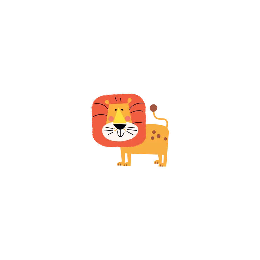 Leo Lion Tattoo - Set of 2