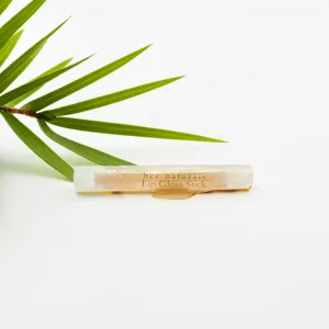 Lip Gloss Stick – Hydrating, Soothing Shine with Coconut Oil, Beeswax & Peppermint, Compact for On-the-Go