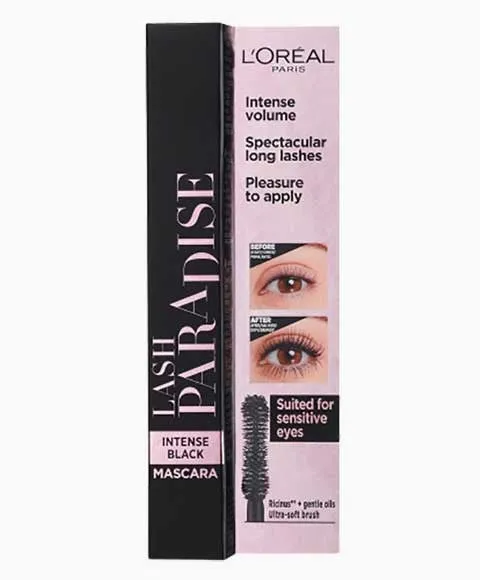 Loreal Paris Lash Paradise Volume Mascara Intense Black
