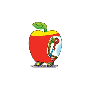 Lowly Apple Car Tattoo -  Set of 2