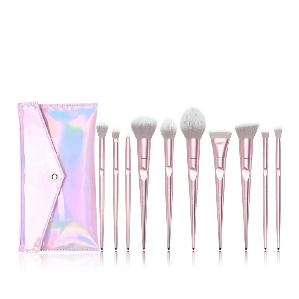 Luxury 10 Pcs Brush Set with Bag T260 CB003