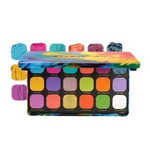 Makeup Revolution Eyeshadow Palette, Highly Pigmented, Long Wearing and Easily Blendable Eye with Shimmary & Matte Finish, Forever Flawless Bird of Paradise, Makeup Eyeshadow Palette for Women - 20g