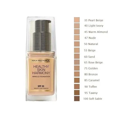 Max Factor Healthy Skin Harmony Miracle Foundation Nr 90 Kola 30Ml