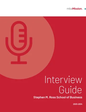 Michigan Ross Interview Guide