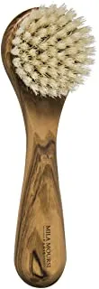Mila Moursi | Skin Care Complexion Brush | Facial Dry Brush for Exfoliation and Lymphatic Congestion | 100% Boar Bristle Brush for Healthy Skin Rejuvenation | Natural Jawline Sculptor