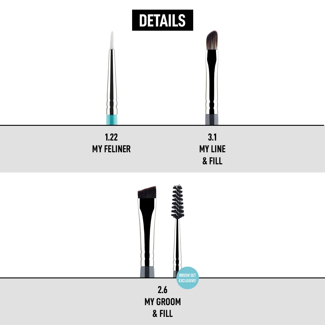 MY COMPLETE BRUSH SET