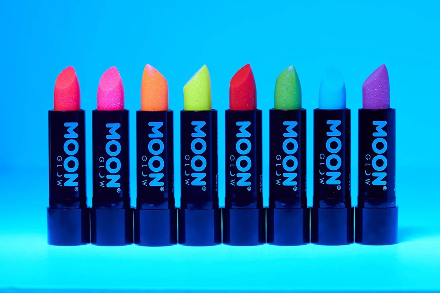 Neon UV Glitter Lipstick,5g Hot Pink