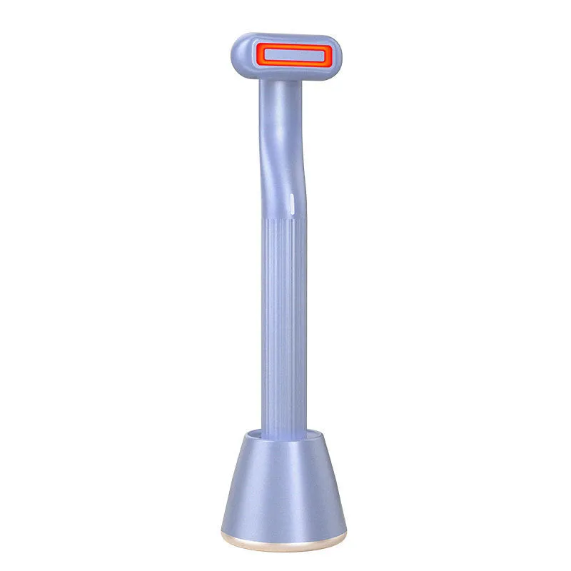 New 360° Rotary Face & Eye Massage Wand – Red LED & Therapeutic Warmth